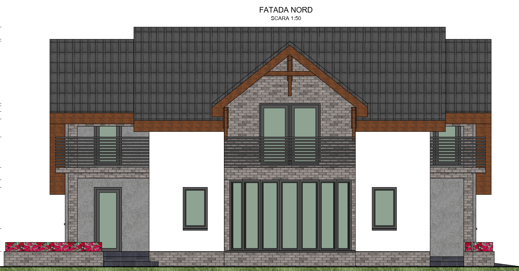 Fațada nord — Casa Petruț
