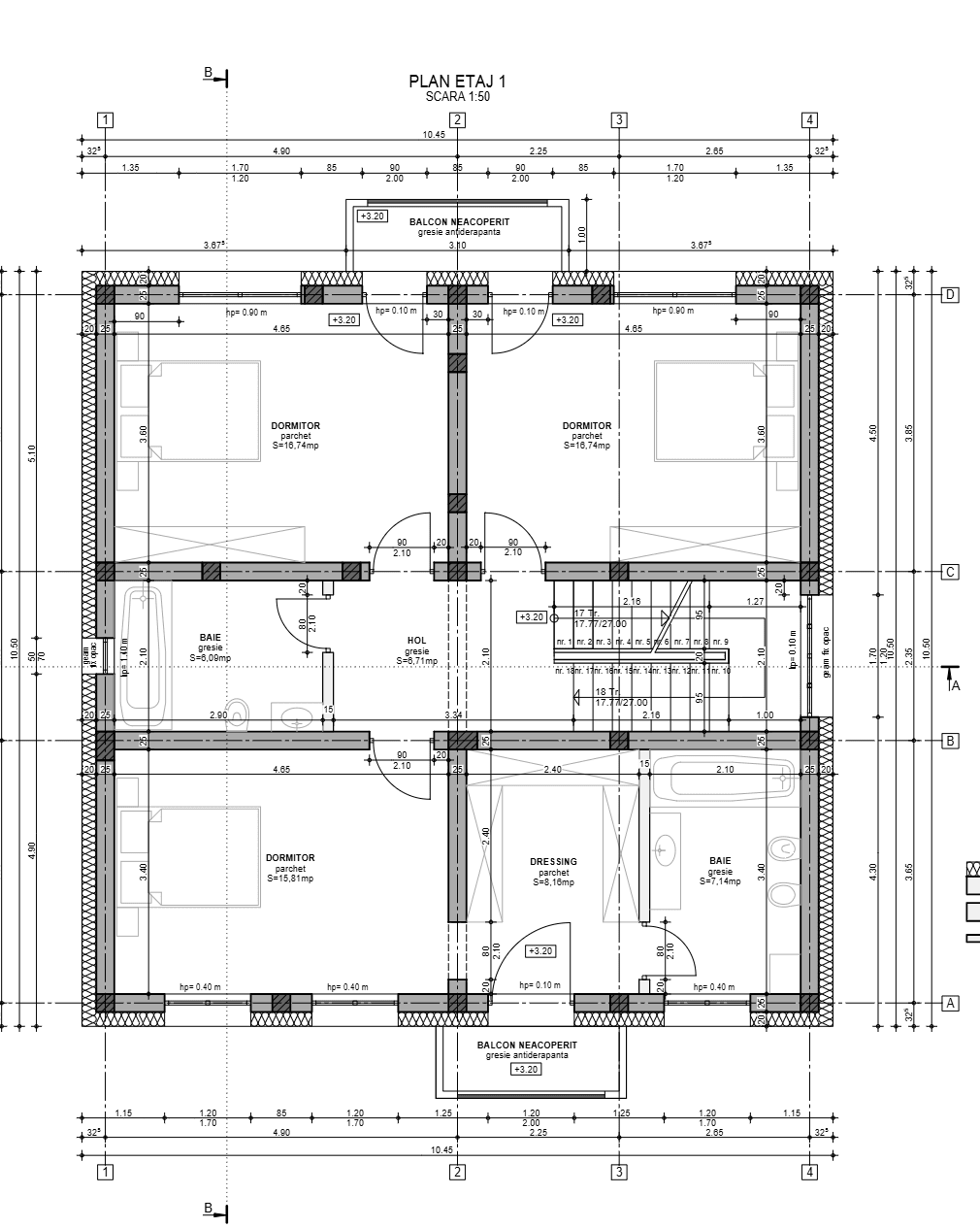 Plan etaj 1